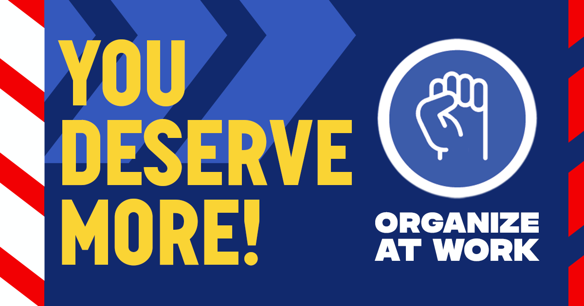 You deserve more! Organize at work.